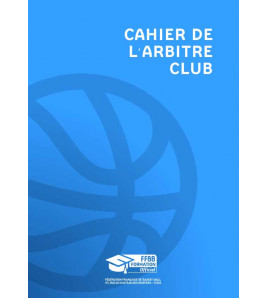 Cahier Arbitre - Lot de 10