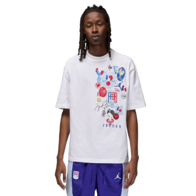 T-SHIRT LOGO VINTAGE JORDAN X FFBB