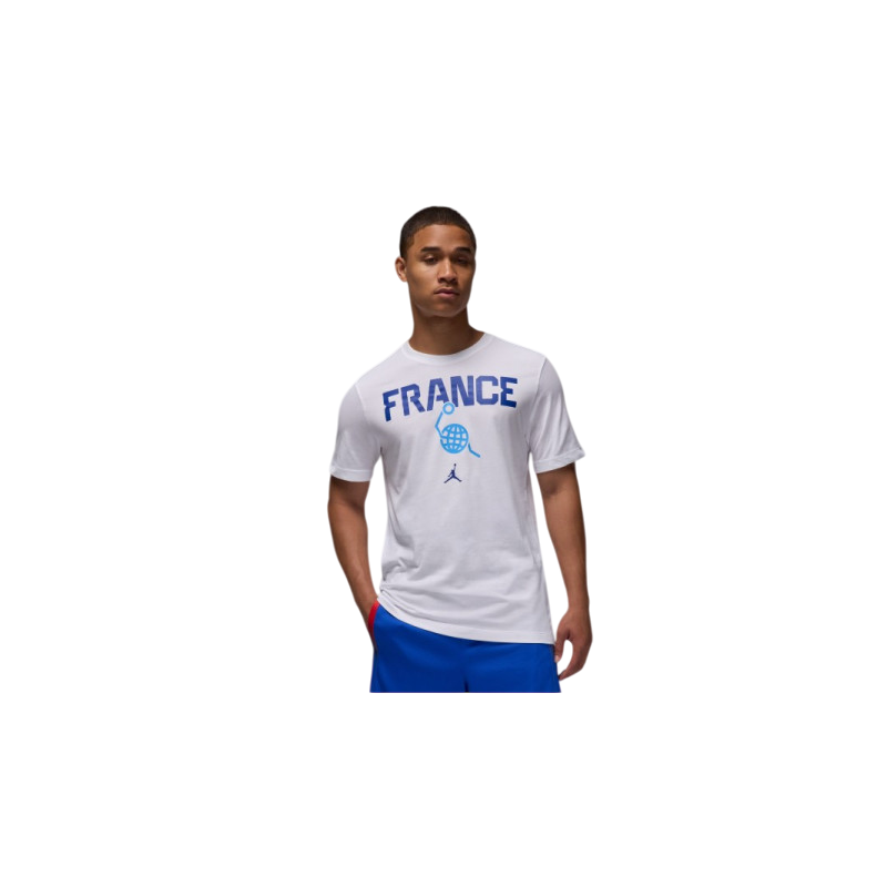 T-SHIRT PRACTICE BLANC JORDAN X FFBB