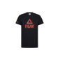 T-Shirt coton OFFICIELS PEAK gros logo Noir