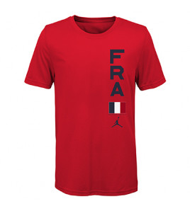 T-SHIRT KIDS TEAM ROUGE JORDAN X FFBB
