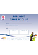 DIPLOME ARBITRE CLUB