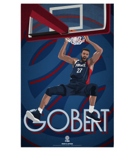 Affiche FFBB Rudy GOBERT