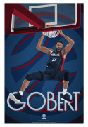 Affiche FFBB Rudy GOBERT