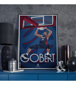 Affiche FFBB Rudy GOBERT
