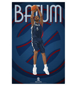 Affiche FFBB Nicolas BATUM