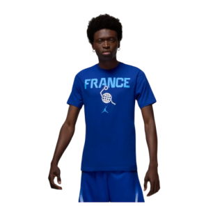 T-SHIRT PRACTICE BLEU JORDAN X FFBB